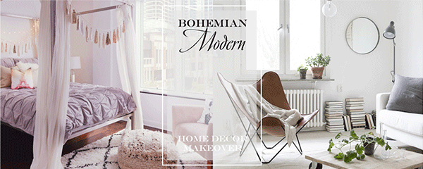 Bohemian Modern Home banner